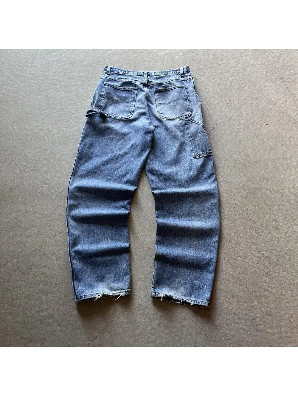 Vintage 90s Cherokee Distressed Light Wash Carpenter Jeans